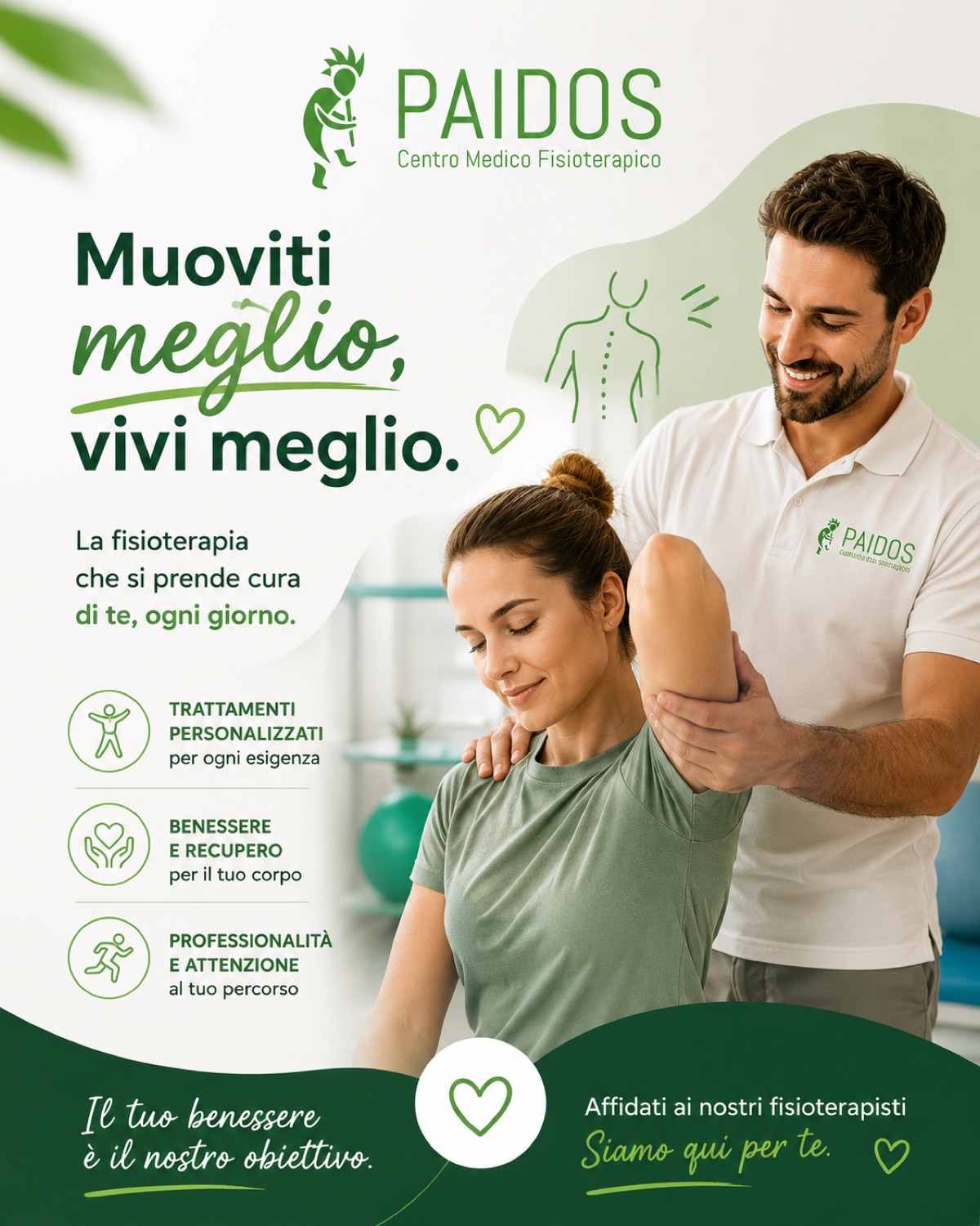 Poster Paidos: Muoviti meglio, vivi meglio